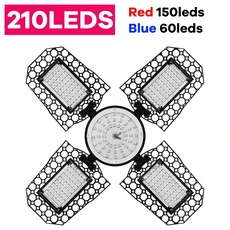 LED 식물 성장등 300W E27/E26 풀 스펙트럼 수경재배 성장등 씨앗 재배용 라이트 전구 변형 가능, 01 250W  210leds