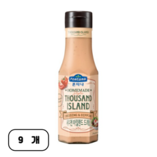 폰타나 사우전 아일랜드 드레싱, 250g, 9개