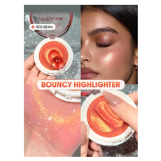 쉬글램 말랑말랑 스파클링 쉬머 하이라이터, 1개, Red Bean