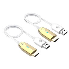 무선 hdmi 송수신기 익스텐더 지원 미러링 영상 회의실 이지넷유비쿼터스 전송 동글, 30m 1 기본버전