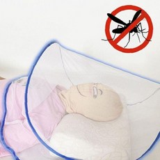 모기장 방충망 텐트 접이식 방충 얼굴 실내 미니 모기, 파랑, 파랑
