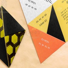 가온로그 딱지치기 놀이 전통 딱지 만들기 세트 전통체험