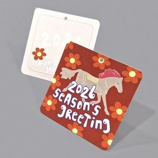 메리토리오 새해소원카드 & 정월대보름소원카드, 2026 붉은말 새해소원카드, 20개