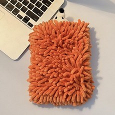 극세사 핸드타월 극세사타올 인형 주방타올 강아지 타올, 250x150x130mm, 1개, 오렌지 (고슴도치)