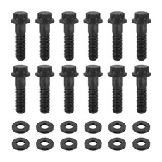 도킬리 134-1202 A.RP 크로몰리 배기 헤더 볼트 키트 3/8인치 너비 G.en III LS1 LS2 LS3 LS6 12팩용, 도킬리 134-1202 A.G.en III LS LS1