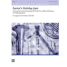 Santa's Holiday Jam: Featuring: Up on the Housetop / We Wish You a Merry Christmas / Auld Lang Syne ... Paperback, Alfred Music, English, 9781470646172
