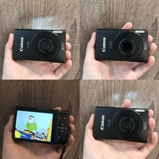 미니 디지털 카메라 홈 디카 포켓 클래식한 캠코더, IXUS 125 HS 블랙 99 16M P 고화질