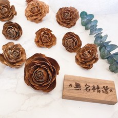 無名精選 木玫瑰果實乾燥花, 1個