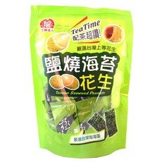 生機達人 鹽燒海苔花生, 1個, 180g