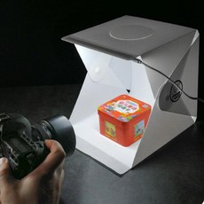 호환 사진 LED 조명 룸 스튜디오 라이트 텐트 소프트 박스 배경 DSLR 카메라용 22CM 휴대용 접이식, 기타, 기타