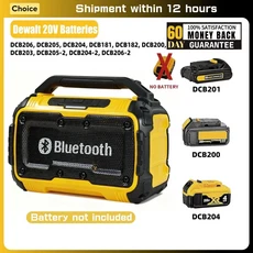 2026 마키타 오리지널 스피커 블루투스 무선 서브우퍼 밀워키/디월트용 스테레오 서라운드, 03 for Dewalt