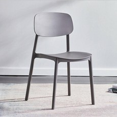 상세설명참조 야외 포인트 의자 스퀘어 플라스틱, 그레이 스퀘어 등받이 의자 3.0kg, 1개