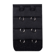 2단 브라 연장 후크 검정색 브래지어 연결끈고리 길이ryu5+5Sfe