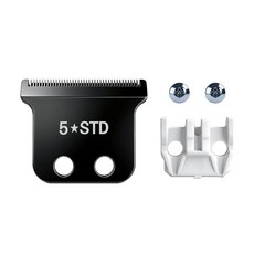 Wahl Detailer 5 Star Hero Razor Edger G Whiz 트리머용 교체 블레이드 실버 1팩, 블랙 - 1