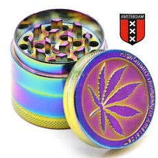 BALI 阿姆斯特丹 40mm 四層 碎煙器 金屬合金 研磨器 420 grinder bali菸具, 1個