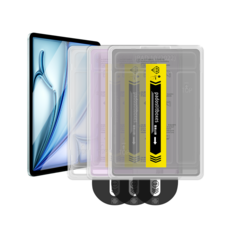 貼膜達人 iPad除塵秒貼膜，平板鋼化玻璃螢幕保護貼，高清防刮, 透明, 1個