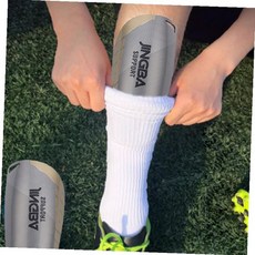 레그가드 풋살 정강이 보호 야외운동 스포츠 충격흡수 통기성 메쉬 성인 청소년 보호장비, 1개, 정강이보호대(1쌍) L