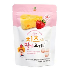 동결건조 치즈야 딸기요거봐 산마을, 딸기맛, 18g, 1개