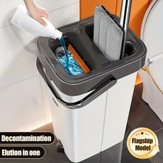 조이 회전 플랫맙 세트버킷 바닥 청소용 세탁 습식 건식 청소 시스템 걸레 거실용 1. 40cm-Bucket-2-Mop