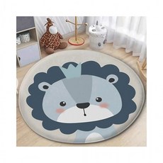 h80 [토이머스] 포그니 원형 러그, 1개, 원숭이