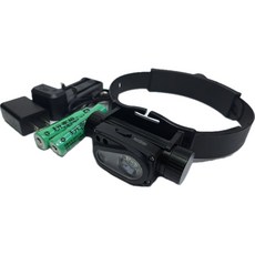 玩家級-H358A-25W(P50) 5W-光學透鏡(感應 手動)單硬帶頭燈, 1個