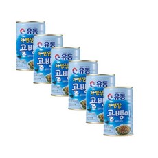 유동 자연산 골뱅이, 400g, 6개