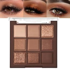 GENERIC Neutral Nude Brown Smokey EyeShadow Palette 제네릭 뉴트럴 누드 브라운 스모키 아이섀도우 팔레트, 3개