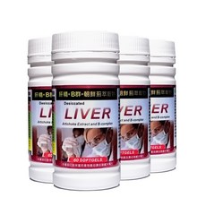 IVITAL艾維特 肝精+B群+朝鮮薊軟膠囊, 4個, 60顆