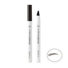 DAYLA黛樂美妝 四分叉持久水眉筆 1.3ml, 01深咖, 1個