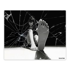GOGOFREE 강화 유리 게이밍 마우스 패드 Dark Realism, 1개, A01 500x400mm