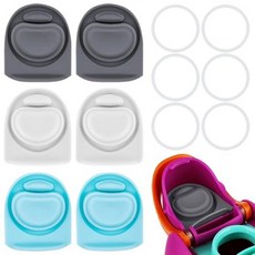 ECLATIS ZON 온BB2E(넓음) Owala Fr2E(넓음)Sip 680.4g24온스 946.4ml32온스 물병 뚜껑 인서트 캡 씰 부품 400/19/24/32/40온스, 6 Complete Seal Set, 6 Colors​ Set C