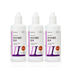 바이오클렌 엘 투 /안심성분하드렌즈/렌즈세척액, 3개, 3개입, 1L