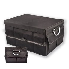 트렁크 정리 다용도 접이식 휴대용 수납백JWT9543EA, 블랙