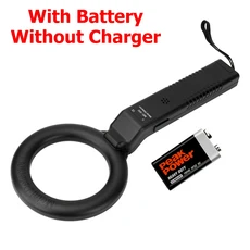 휴대용 탐지기 DM-300 고감도 사운드 진동 LED 알람 공항 보안 학교 시험 불법행위 방지용, 03 With BAT No Charger, 1개