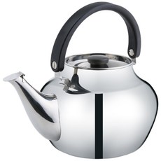 美國Mother Goose鵝媽媽 凱瑞316笛音壺 2.6L 煮水壺 茶壺 快速導熱, 不鏽鋼銀, 1個