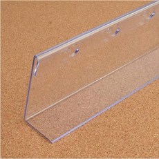 매장 카페 안내문 성품안내 긴 가로형 투명 케이스, 250x70mm
