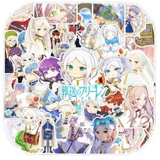10/30/50pcs 애니메이션 Frieren: 여행의 끝 너머 스티커 Himmel 만화 데칼 수하물 노트북, 03 10PCS