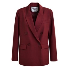 에센셜앤트워프 패딩 숄더 더블 브레스티드 블레이저