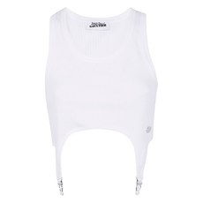 장폴고티에 골지 니트 가터 탱크 탑