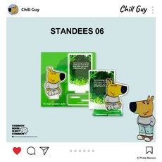 Chill Guy 立牌 CG-Standees-06，精美設計，個性化裝飾, 1個