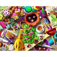 [4] RoseArt - 코닥 프리미엄 - Inside The Gardener's Shed - 성인용 1000피스 직소 퍼즐, RoseArt - 코닥 프리미엄 Inside The G