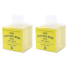 이토야 타임밸류 리갈 스티키 롤 메모 50mm x 10m 리필용, 룰/버티컬, 1개입, 2개