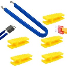 후나야마 자동차 퓨즈 풀러 플라이어 릴레이 6팩 공구 오토바이 트럭 SUV 수리 도구 배터리 단자 와이퍼 리무버