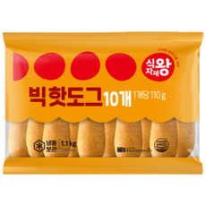 식자재왕 빅핫도그, 1개, 1.1kg