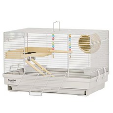 AngelPet 鸚鵡專用豪華別墅鳥籠, 白色/基礎五件套全包圍款, 1套