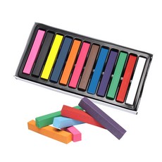 미키리키 프로프 헤어초크 세트구성 헤어컬러초크, 1개, 12색들이