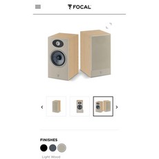Focal Theva N 1 書架式兩音路揚聲器 淺木紋版本
