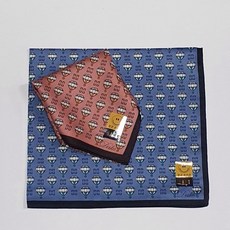 매장정품 DAKS 닥스 남녀 공용 DD로고 패턴 나염 손수건 DKS1405 1336561