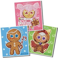 쿠키런킹덤 프렌즈 보석십자수 스티커 91327PC 1(PC), 색상