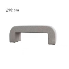 북유럽 현관 베드테일 의자 주방 다용도 제품 접이식 벤치 이동식 신발장 스툴 침대 입구 수납, 11.밝은회색 램스울 90x40x43